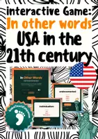 Vorschau - Spiele - Game: In other words - USA in the 21th century - Deckblatt