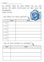 Vorschau - Anderer Materialtyp - Delfinklasse Krankenmappe Klassentier Delfin - Seite 2