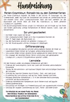Vorschau - Arbeitsblätter - Sommerferien Countdown - Rätselheft für Klasse 3 - Seite 1