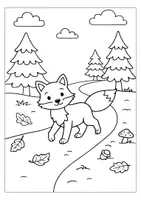 Vorschau - Mal- und Bastelvorlagen - Hören und Malen Tiere im Wald - Hörverstehen Deutsch Klasse 1 & 2 Grundschule - Seite 1