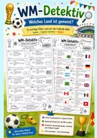 Vorschau - Arbeitsblätter - Materialpaket: Fußball-WM 2026 – Komplettpaket | Länder, Kontinente, Gruppenphase & Mein WM-Star - Seite 1