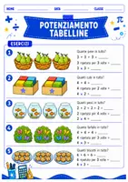 anteprima - Esercizi - Potenziamento delle tabelline classe seconda - Pagina 2