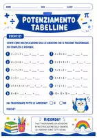 anteprima - Esercizi - Potenziamento delle tabelline classe seconda - Pagina 3