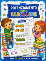 anteprima - Esercizi - Potenziamento delle tabelline classe seconda - Pagina di copertina