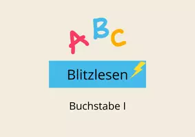 Vorschau - Präsentationen/Tafelbilder - Blitzlesen Klasse 1: Buchstabe I - Seite 2