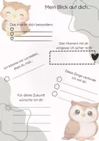 Vorschau - Arbeitsblätter - Mein Blick auf dich - persönliche Worte von Lehrkräften - Seite 1