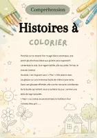 Aperçu - Feuilles d'exercices - Histoires à colorier - Page de couverture