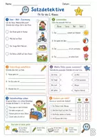 Vorschau - Arbeitsblätter - Deutsch- Fit für Klasse 2- Sätze lesen, verstehen und bilden - Seite 3