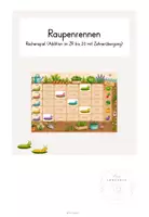 Vorschau - Spiele - Rechenspiel Raupenrennen - Deckblatt