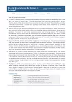 Vorschau - Stundenentwürfe - Smartphones - Leseverstehen (Reading Comprehension) inkl. Lösungen - Deckblatt