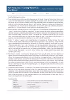 Vorschau - Stundenentwürfe - Part-Time Jobs - Leseverstehen (Reading Comprehension) inkl. Lösungen - Deckblatt