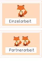 Vorschau - Präsentationen/Tafelbilder - Arbeits- und Sozialformen_Transparenz_Fuchsklasse - Seite 1