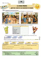 Vorschau - Unterrichtsreihen - El futuro próximo (Grundlagenmaterial) - Deckblatt