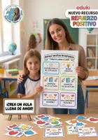 Vista previa - Refuerzo / NEE / Materiales de apoyo - Plantilla editable tarjetas refuerzo positivo - Portada
