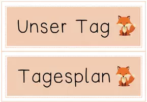 Vorschau - Präsentationen/Tafelbilder - Stundentransparenz_Fuchsklasse_Grundschule - Seite 2