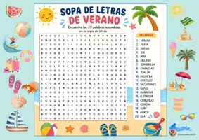 Vista previa - Hojas de trabajo - SOPA DE LETRAS - Portada