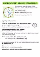 Vorschau - Arbeitsblätter - Uhrzeit il est quelle heure - Seite 3