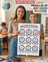 Vista previa - Refuerzo / NEE / Materiales de apoyo - Plantilla editable medallas fin de curso - Portada