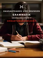 Vorschau - Unterrichtsreihen - Grammatik Jahrgangsstufe 7 - differenziert (Skript Lösung) - Deckblatt