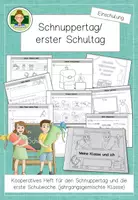Vorschau - Arbeitsblätter - Schnuppertag & Einschulung in der Grundschule : Kooperatives Patenheft für jahrgangsgemischte Klassen - Deckblatt