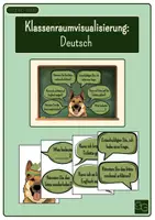 Vorschau - Poster - Klassenraumvisualisierung: Deutsch - Deckblatt
