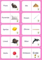 Vorschau - Spiele - Buchstabeneinführung I - Buchstabe I - Lese-Domino I - Seite 3