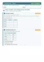 Vorschau - Arbeitsblätter - Mathematik 5 Realschule - Daten und Wahrscheinlichkeit - Seite 1