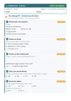 Vorschau - Arbeitsblätter - Mathematik 6 Realschule - Brüche - Seite 1
