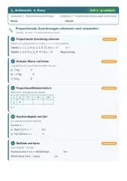 Vorschau - Arbeitsblätter - Mathematik 6 Realschule - Proportionale Zuordnungen - Seite 1