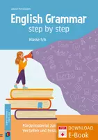 Vorschau - Arbeitsblätter - English Grammar – step by step: Fördermaterial zum Aufholen, Vertiefen und Festigen der englischen Grammatik. Klasse 5/6 - Deckblatt