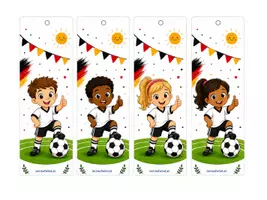 Vorschau - Mal- und Bastelvorlagen - Fußball Lesezeichen Klassentiere - Seite 2