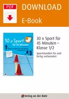 Vorschau - Stundenentwürfe - 30 x Sport für 45 Minuten – Klasse 1/2: Sportstunden fix und fertig vorbereitet - Seite 1