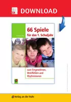 Vorschau - Spiele - 66 Spiele für das 1. Schuljahr: zum Eingewöhnen, Wohlfühlen und Rhythmisieren - Seite 1