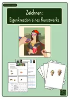Vorschau - Mal- und Bastelvorlagen - Künstlerisches Meisterwerke neu gestalten - Deckblatt