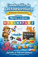 Vista previa - Tarjetas / Manipulativos - Cuadernillo de Lectoescritura: Primeras Consonantes - Portada
