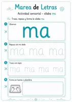 Vista previa - Tarjetas / Manipulativos - Cuadernillo de Lectoescritura: Primeras Consonantes - página 3