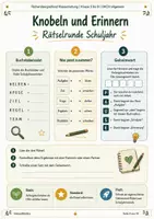Vorschau - Arbeitsblätter - Letzte Stunde vor den Ferien Spiele Rätsel und Rückblick - Seite 3