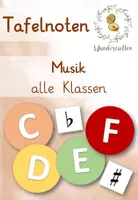 Vorschau - Fördermaterial/Inklusion - Musik Tafelnoten Visualisierung - Deckblatt