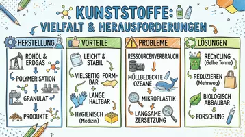 Vorschau - Arbeitsblätter - Lernposter + Arbeitsblatt "Kunststoff" + Onlineübung & MP3 + Mindmap + Infografiken - Seite 2