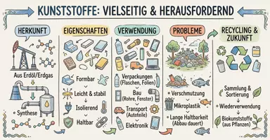 Vorschau - Arbeitsblätter - Lernposter + Arbeitsblatt "Kunststoff" + Onlineübung & MP3 + Mindmap + Infografiken - Seite 3