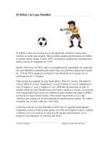 Vorschau - Text - El fútbol y La Copa Mundial Lectura: Spanische Lesung - Deckblatt