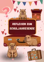 Vorschau - Arbeitsblätter - Ich packe meinen Koffer und nehme mit ... Reflexion - Deckblatt