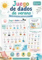 Vorschau - Arbeitsblätter - Juego de dados de verano – Spanisch Würfelspiel für Sommer, Ferien, Sprechanlässe, Vertretungsstunden & Schuljahresende - Deckblatt