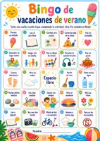 Vorschau - Spiele - Spanisch Sommer-Bingo – Bingo de vacaciones de verano | Ferienaktivitäten, Wortschatz & Sprechanlässe zum Schuljahresende - Seite 2