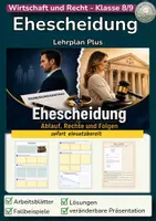 Vorschau - Stundenentwürfe - Ehescheidung - Deckblatt