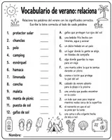 Vorschau - Arbeitsblätter - Vocabulario de Verano – Spanisch-Arbeitsblätter zu Sommer, Bewegung & Wortschatz zum Schuljahresende | Sek I - Seite 3