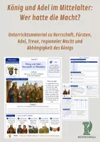 Vorschau - Unterrichtsreihen - Macht im Mittelalter Komplettset: König, Adel, Lehnswesen und Kirche - Seite 1