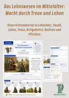 Vorschau - Unterrichtsreihen - Das Lehnswesen im Mittelalter: Macht durch Treue und Lehen - Deckblatt
