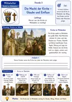 Vorschau - Unterrichtsreihen - Die Macht der Kirche im Mittelalter: Glaube, Alltag und Einfluss - Seite 1