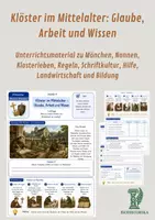 Vorschau - Unterrichtsreihen - Klöster im Mittelalter: Glaube, Arbeit und Wissen - Deckblatt